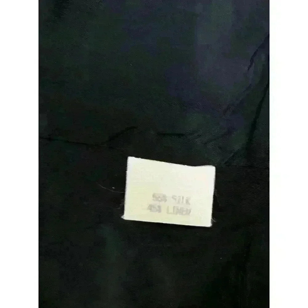 Drozdzik Bergdorf Goodman Navy Blue Linen Blazer - Picture 6 of 6